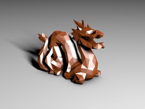 lowpolycopperdragon 3D Print Model