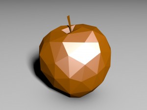 lowpolycopperapple 3D 模型