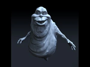 hayalet avcıları daha ince y&uuml;ksek &ccedil;okgen 3D Model