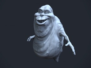 ghostbusters slimer high polygon Modèle 3D