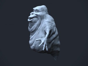 ghostbusters slimer high polygon Modèle 3D