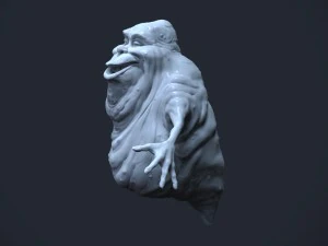 ghostbusters slimer high polygon 3D Model