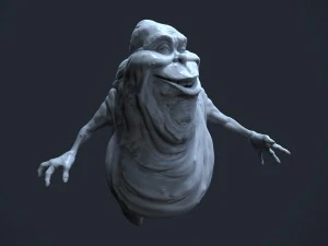 ghostbusters slimer high polygon 3D Model