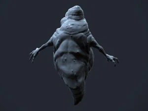 ghostbusters slimer high polygon 3D Model