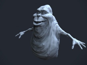 ghostbusters slimer high polygon Modèle 3D