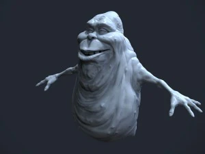 ghostbusters slimer high polygon 3D Model