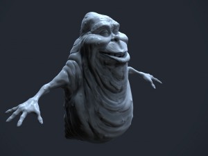 ghostbusters slimer high polygon Modèle 3D