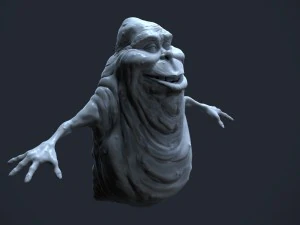 ghostbusters slimer high polygon 3D Model