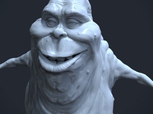 ghostbusters slimer high polygon Modèle 3D