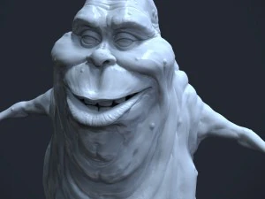 ghostbusters slimer high polygon 3D Model
