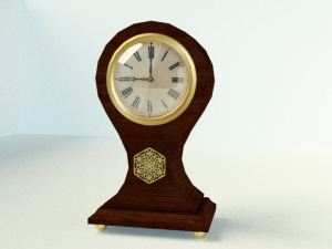 antique vintage clock Modello 3D