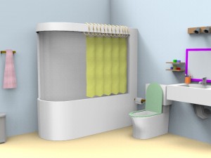 isometric home interior 3D Модель