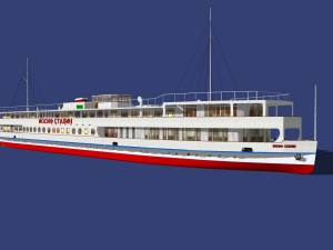 River ship joseph stalin Modelo 3D
