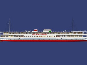 River ship joseph stalin 3D Model
