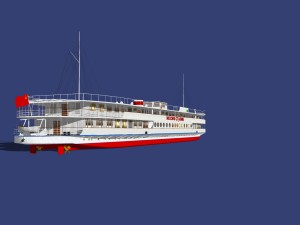 River ship joseph stalin 3D Model