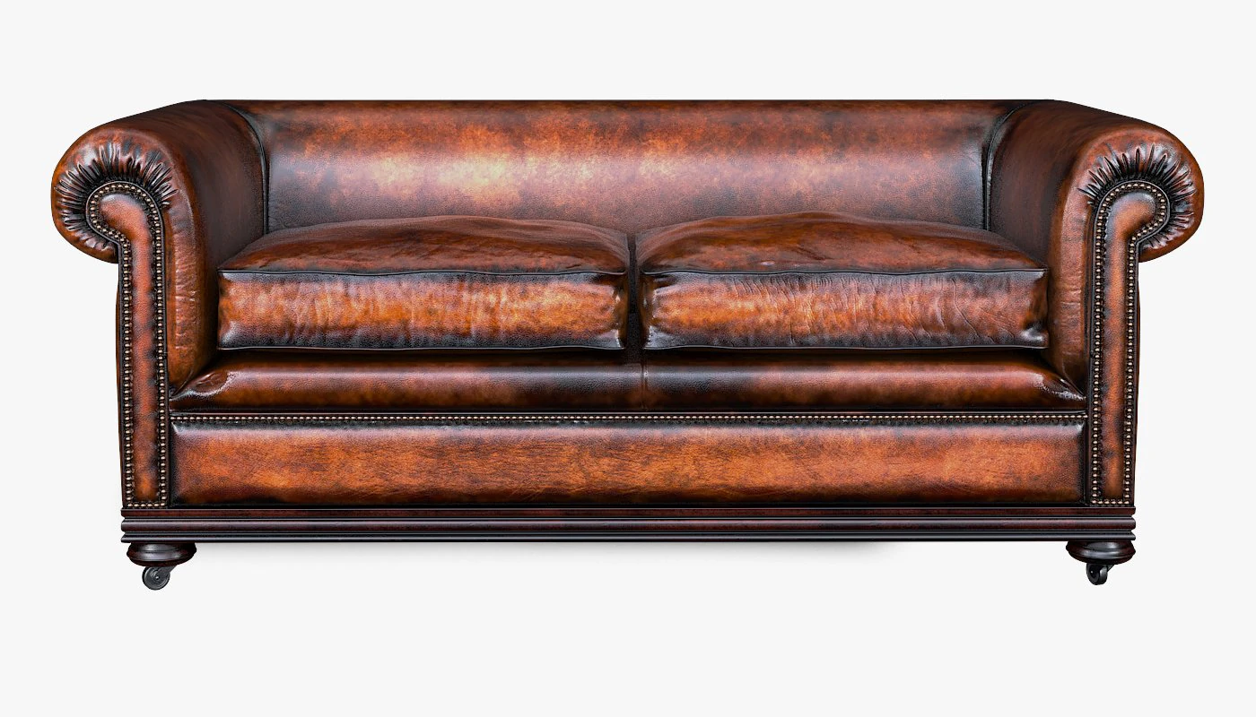 classic chesterfield sofa charles churchill 3D Model .c4d .max .obj .3ds .fbx .stl .blend 