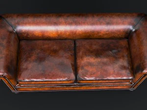 classic chesterfield sofa charles churchill 3D Model