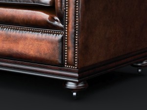 classic chesterfield sofa charles churchill Modèle 3D