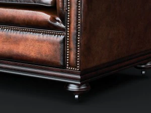classic chesterfield sofa charles churchill 3D Model