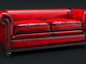 classic chesterfield sofa charles churchill Modèle 3D