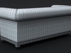 classic chesterfield sofa charles churchill Modèle 3D