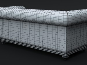 classic chesterfield sofa charles churchill Modèle 3D