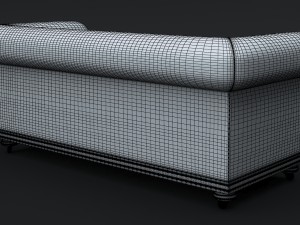 classic chesterfield sofa charles churchill Modèle 3D