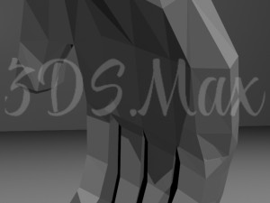 low-poly base mesh female 3D Model