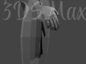 low-poly base mesh female 3D Model