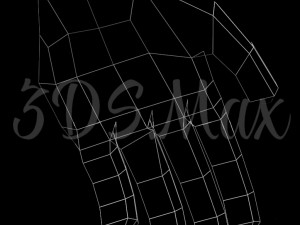 low-poly base mesh male 3D Model