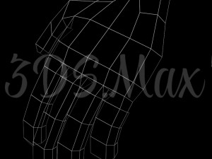 low-poly base mesh male 3D Model