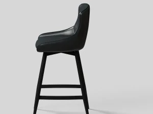 black swivel bar stool vr - ar - vray 34 render 3D Model