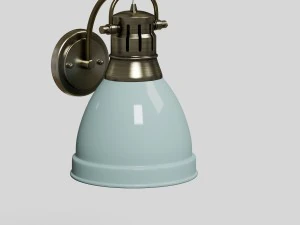 світла зістарена латунь 3D Модель