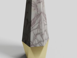 marble decorative vase 3D Model