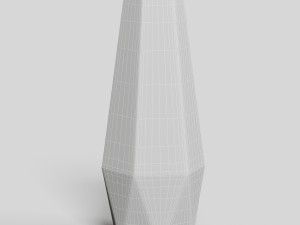 marble decorative vase 3D 모델