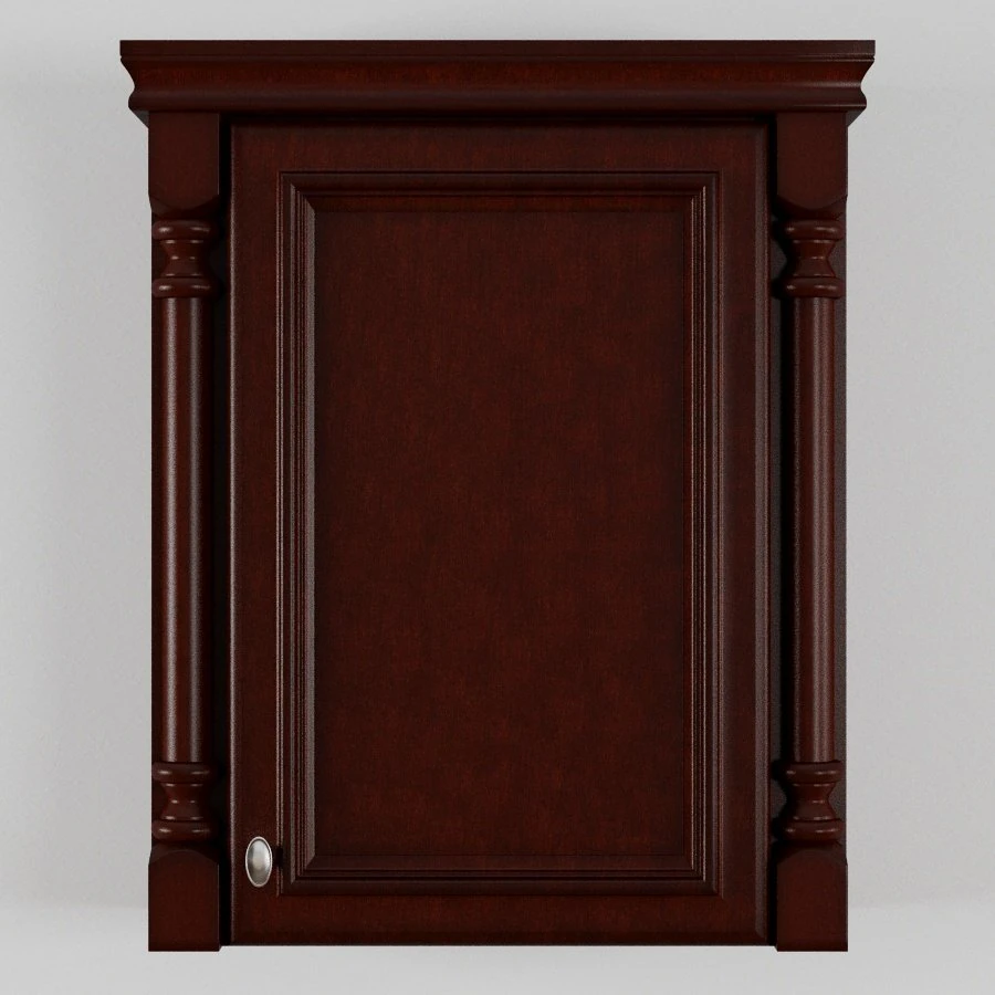 bathroom storage wall cabinet 3D Model .c4d .max .obj .3ds .fbx .stl .blend 