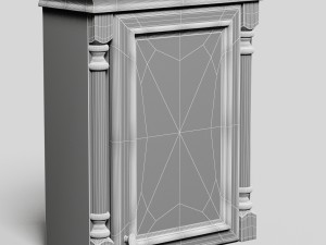 bathroom storage wall cabinet 3Dモデル