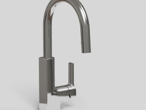 kitchen faucet reflex chrome 3D मॉडल