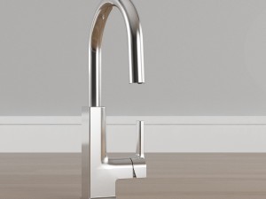 kitchen faucet reflex chrome 3D मॉडल