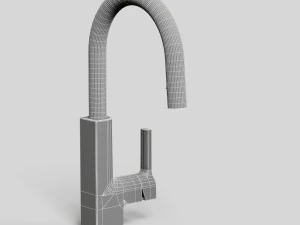 kitchen faucet reflex chrome 3D Model