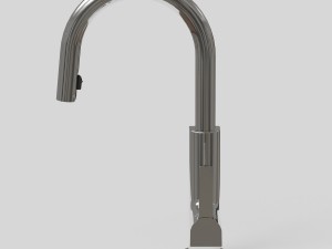 kitchen faucet reflex chrome 3D मॉडल