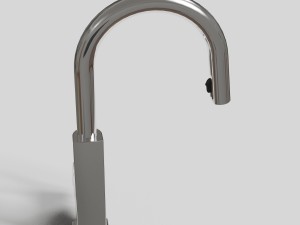 kitchen faucet reflex chrome 3D मॉडल