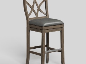 stool bar cushioned Modelo 3D