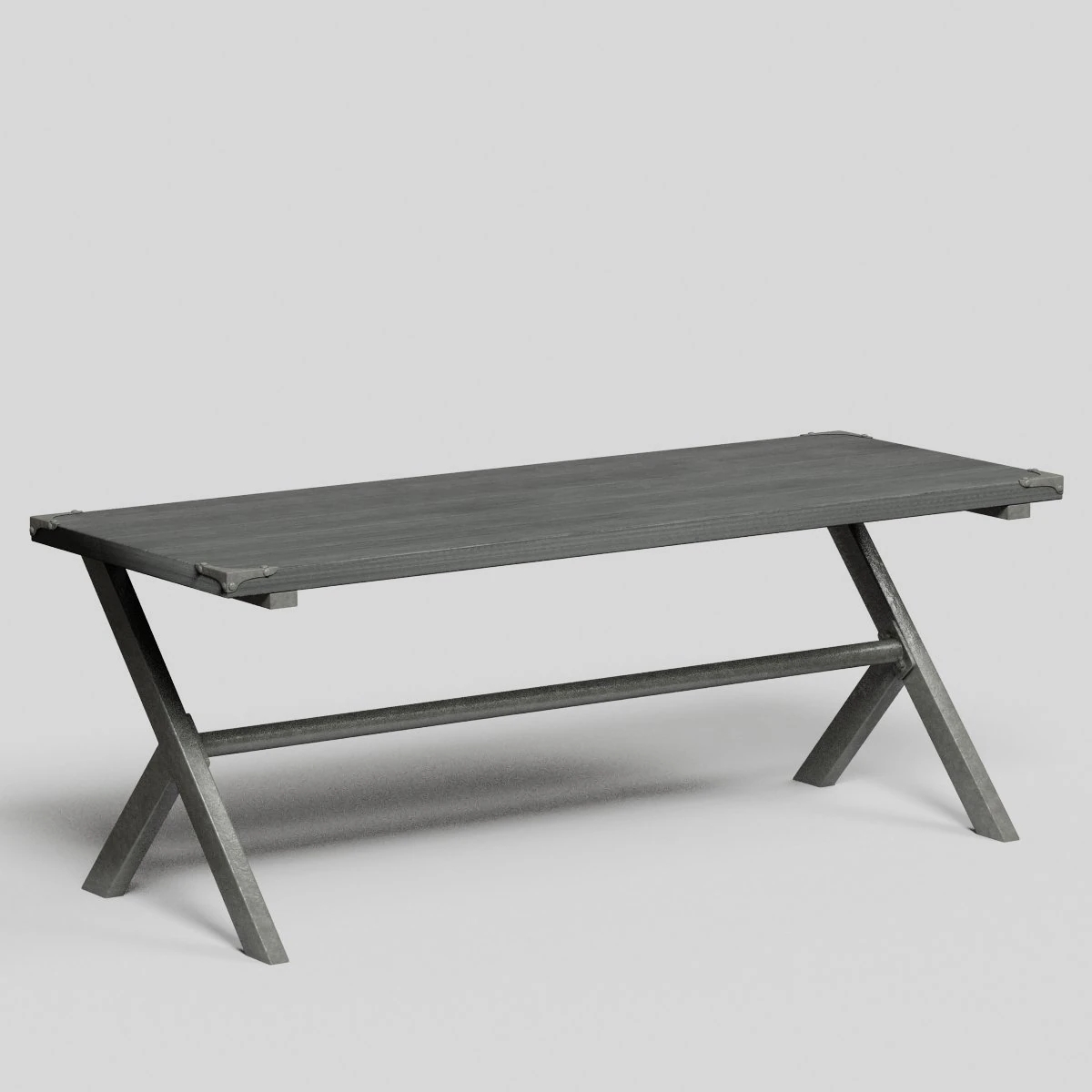 coffee table gray 3D Model .c4d .max .obj .3ds .fbx .stl .blend 