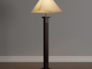 mahogany floor lamp 3D Model