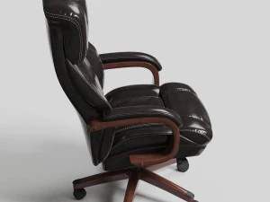 leather executive office chair vr - ar - low-poly 3D Model