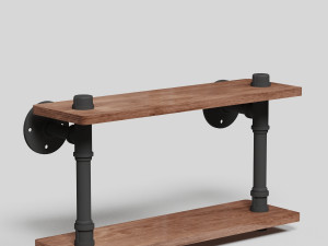shelf ironwood Modelo 3D