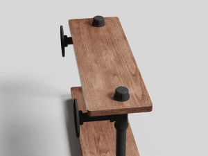 shelf ironwood 3D मॉडल