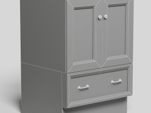 shelf ironwood 3D मॉडल