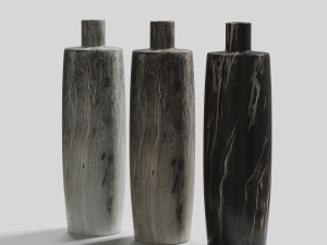 ceramic vase assorted 3 multi 3D Model